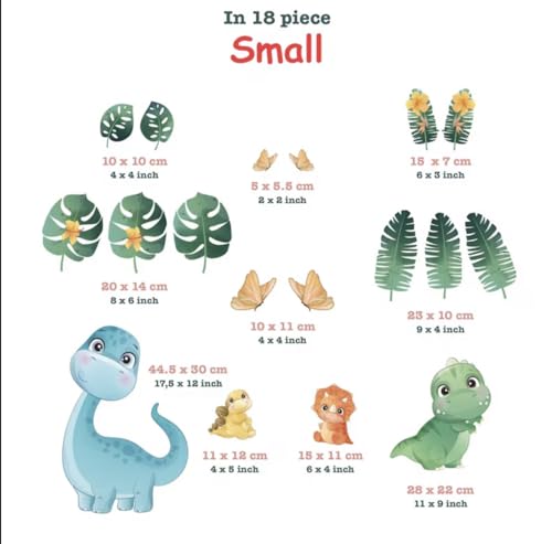 Vinilo decorativo de dinosaurio para niños miniatura 4