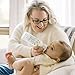Dr. Brown's Natural Flow Anti-Colic Options+ Narrow Baby Bottle, Frog and Pig, 8 oz/250 mL, with Level 1 Slow Flow Nipple, BPA-Free, 0m+, 2-Pack