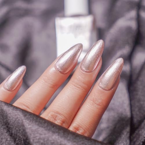 Image of NM NAILS & MORE Argan Oil Infused Gel Shine Finish Nail Polish Long-Lasting Quick-Dry Formula Chip Resistant High Shine Enamel For Women Vegan Cruelty Free Toxin Free (Metallic Copper), 10 ml