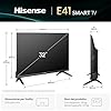 Hisense TV 32" HD Ready 2025 32E41QT, Smart TV VIDAA U8, Airplay2, Game Mode, Works with Alexa, Tuner DVB-T2/S2 HEVC 10, lativù, 32'', 2025 LED