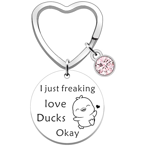 SDOFY Duck Gifts Duck Keyring Gifts for Women Friends Family Keychain Duck Lovers Gift