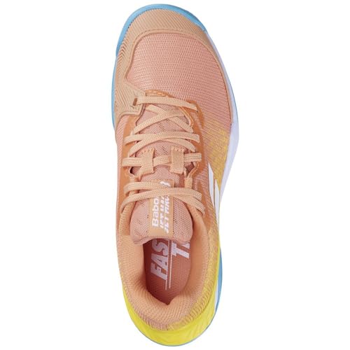 Babolat Jet Mach 3 Junior All Court Girl Tennis Shoes (Coral/Gold Fusion) (Coral/Gold Fusion, US Footwear Size System, Big Kid, Numeric, Medium, 6.5)4