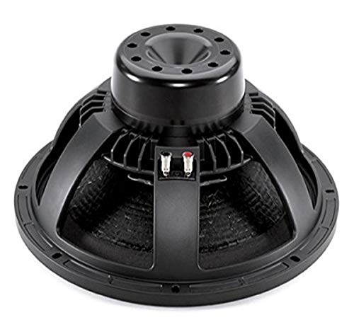 B & C 15-in Woofer w/8 Ohms Impedance & 2000 W, Black (15NW100)