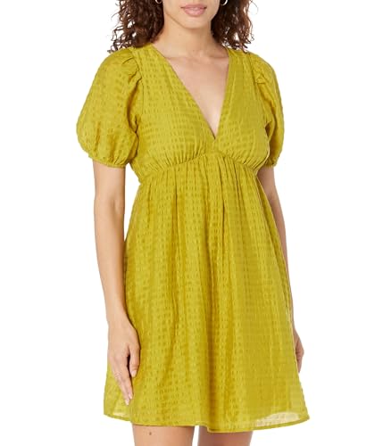 Madewell Annamarie Mini Dress in Stripe Citrus Lime 00 at Amazon Women's  Clothing store
