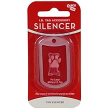 Quick-Tag New Glow in The Dark Dog Tag Silencers Military Tag Shape, Large / 1 Silencer