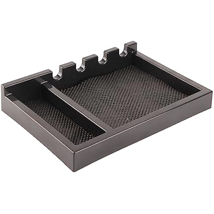 Barber Clipper Tray,Barber Tray, Hair Clippers Trimmer Organizer with Anti Slip Mat for Hair Beauty Salon