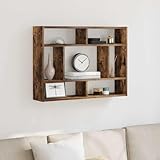 Lumanois Estantería de Pared Madera ingeniería Roble Ahumado 75x16x55 cm,...