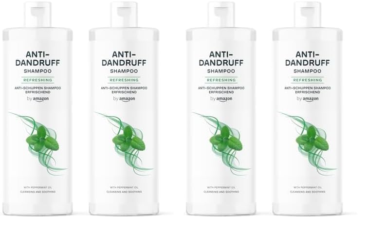 by Amazon - Champú anticaspa, 2 x 400 ml (Paquete de 2)