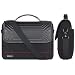 DOMISO Laptoptasche 17 Zoll Wasserdicht, Aktentasche mit Schultergurt für 17-17,3 Zoll Notebook, Business-Tasche Herren Laptop Tasche kompatibel mit Dell, Lenovo, HP, ASUS, Acer, Schwarz 2
