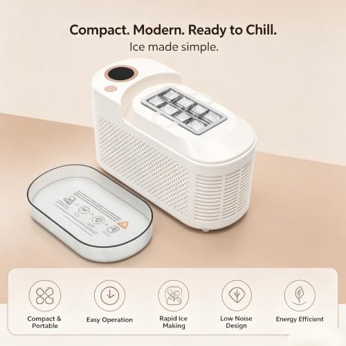 Máquina portátil para hacer hielo de encimera miniatura 4
