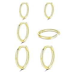 14Gold-3 pairs 8/10/12mm