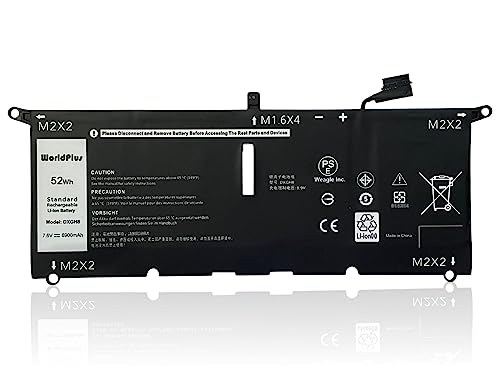 Amazon.co.jp: WorldPlus DXGH8 バッテリー DELL XPS 13 9370