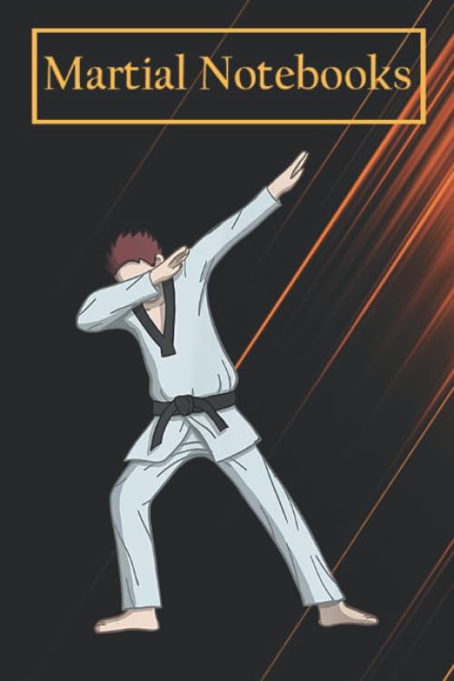 Martial Notebooks TAEKWONDO: Dabbing Spar Wars Taekwondo - black belt 100 pages Martial Arts book for boys or girls, kids, school, students and teachers