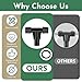 Traveling Sprinkler Arms & Tee Replacement Kit for Orbit 58322 & Nelson 818653-4002 Tractor Sprinkler, T Part with Anti Leak Gasket for Efficient Watering Garden Lawn Watering (2 Pack)