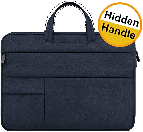 Image of Dynotrek Kindlee 13.3 inch Laptop Sleeve Case Cover Pouch Hand Bag for Men Women Compatible Most MackBook Surfacebook Notepad Dust-proof Bump-proof Waterproof Fabric -Denim Blue