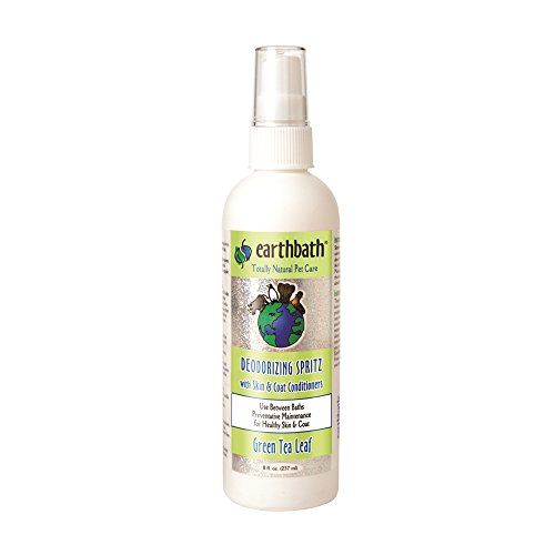 Earthbath Green Tea Leaf Three-In-One Deodorizing Spritz for Dogs, 8-Ounce