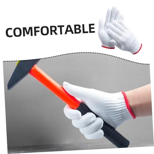 Guantes de obra antideslizantes para evitar accidentes, 12 pares reutilizables de hombre 7