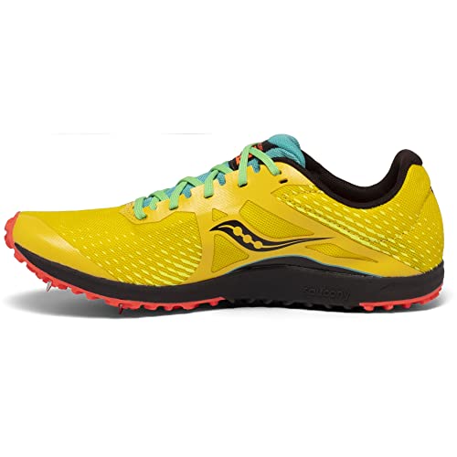 Saucony Tênis de corrida feminino Kilkenny Xc 8 Cross Country, Mutante amarelo, 10.5
