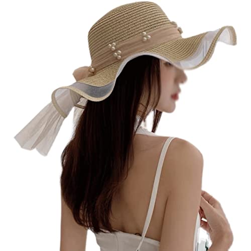 Chapeau grand bord femme contre le soleil pour sorties et plage