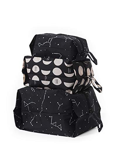 BAGGU 3D Zip Bag, Great for Travel and Everyday Use, Celestial Set
