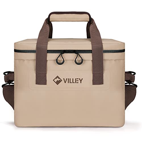 VILLEY 20L Insulated Cooler Bag Padded Top Handle,