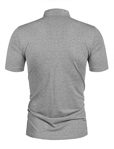 Image of Poriff Men's Casual Slim Fit Basic Tops Knitted Thermal Turtleneck Pullover Sweater