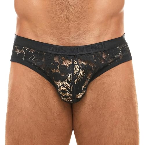 Slips hommes Modus Vivendi noir en dentelle contre les irritations