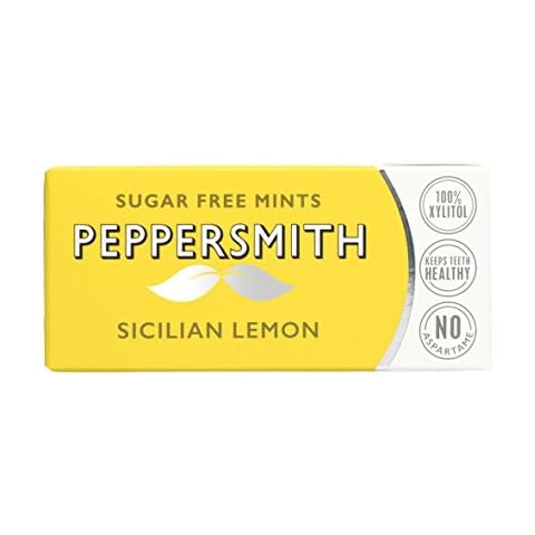 Peppersmith Sicilian Lemon Peppermints 12 x 15g Cover