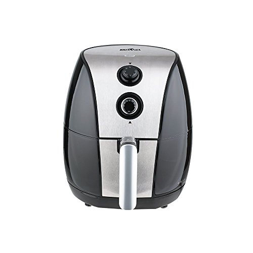 Fritadeira Air Fry Bfr02pi, 1500w,63801038 Britânia Preto/ Prata 1 Fritadeira Air Fry Bfr02pi, 1500w,63801038 Britânia Preto/ Prata
