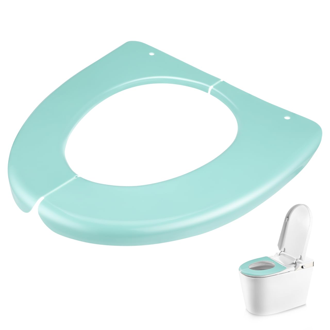 EXCEART Klappbarer Toilettensitzbezug Für Erwachsene Und Babys Tragbares Töpfchensitzkissen Hygienisch Leicht Faltbar Für Zuhause Und Reise 15.75" X 14.96"