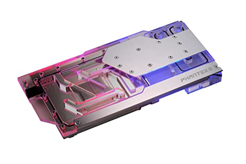 Image of Phanteks (PH-GB4090AS CR01 BP) Glacier G40 ASUS GPU Block for ASUS ROG Strix /TUF Gaming RTX 4090, Full Cover Nickel-Plated Copper Block, Cast Acrylic, Aluminum Cover Plates, Digital-RGB, Chrome