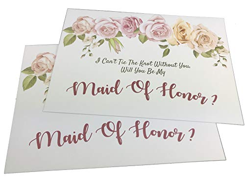 Cartes de demande en mariage uniques, lot de 16 enveloppes pour émouvoir vos demoiselles d'honneur