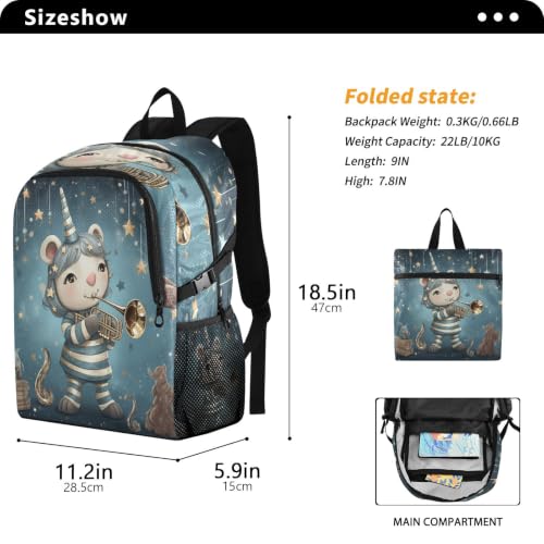 Sac à dos pliable licorne imperméable léger et compactable - 3