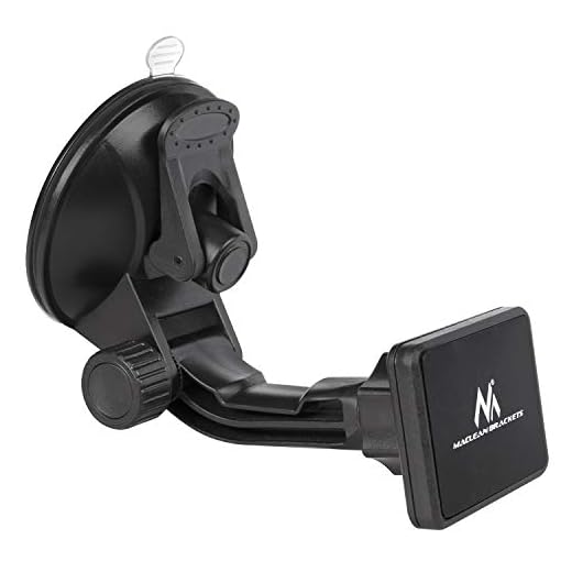 Maclean MC-822 universal bilmagnet hållare bil smartphone surfplatta upp till 10 tum hållare 360° vridbar (sugkopp montering)