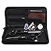 Produktbild Professional Hair Cutting & Effilierschere Set mit hochwertigem Edelstahl Sharp Razor Edge Feineinstellung Tension Screw Titan Friseur Salon Schere, Set Effilierschere 7,0"