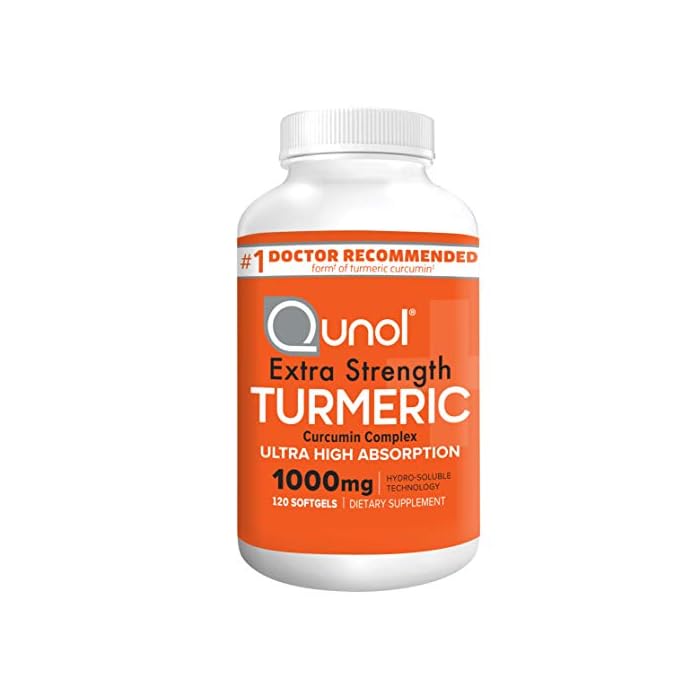 Buy Turmeric Curcumin Softgels, Qunol with Ultra High Absorption 1000mg
