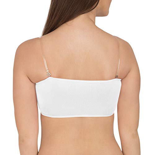 Image of PLUMBURY Cotton Padded Tube Bra for Women, Size M to XL