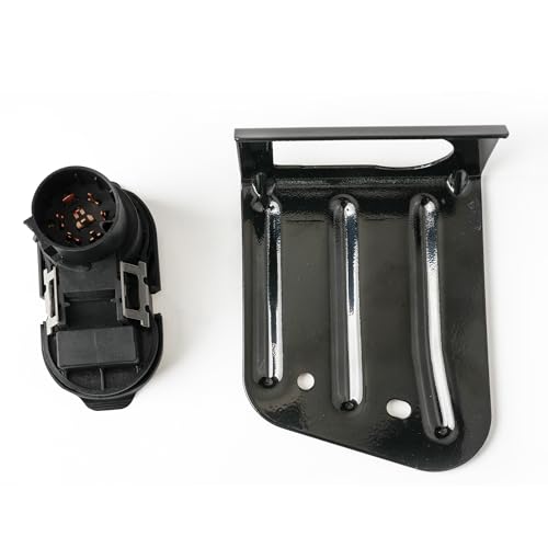 924-611 Trailer Tow Connector Plug w/Bracket Support 9C3Z-14489-A for Ford F-150 F-250 F-350 Super Duty