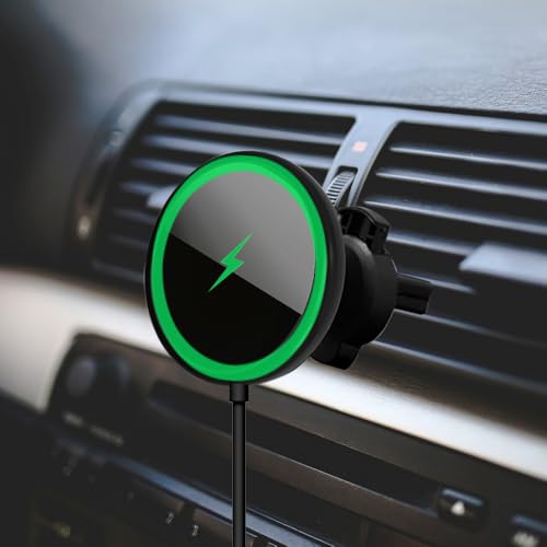 for Magsafe Charger car Mount?15W Fast Charging Strong Magnetic car Charger for iPhone, Car Phone Mount Air Vent Wireless Car Charger for iPhone 16/15/14/13/12 Car Accessories