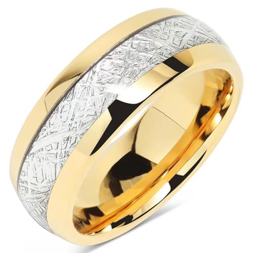 Anneaux Ring Jewellery bague mixte 8 mm mode fiançailles anniversaire