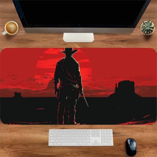 Alfombrilla de ratón grande 700x300mm antideslizante para escritorio gamer y oficina