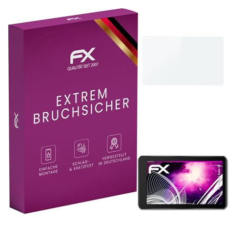 atFoliX Plastic Glass Protective Film compatible with Garmin Zumo XT Glass Protector, 9H Hybrid-Glass FX Screen Protector