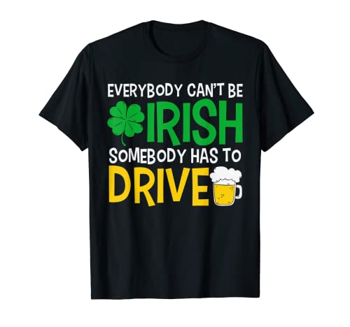 Funny St Patricks Day - Camisa de fiesta con texto en inglés "Beer Irish Daying " Camiseta