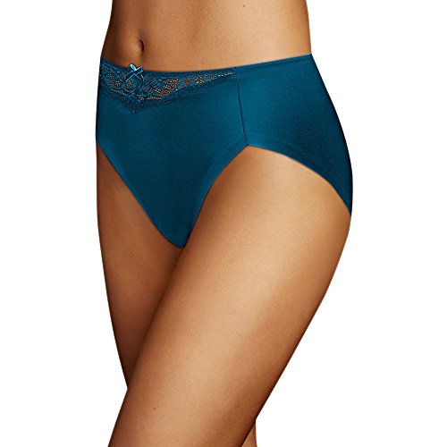 Maidenform Women's Comfort Devotion High Leg Brief, Oceanic Blue, 6