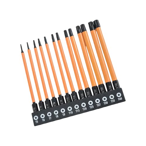 Juego de 13 brocas de cabeza hexagonal de impacto, juego de brocas hexagonales de acero, destornillador para reparación del hogar, accesorios de herramientas eléctricas