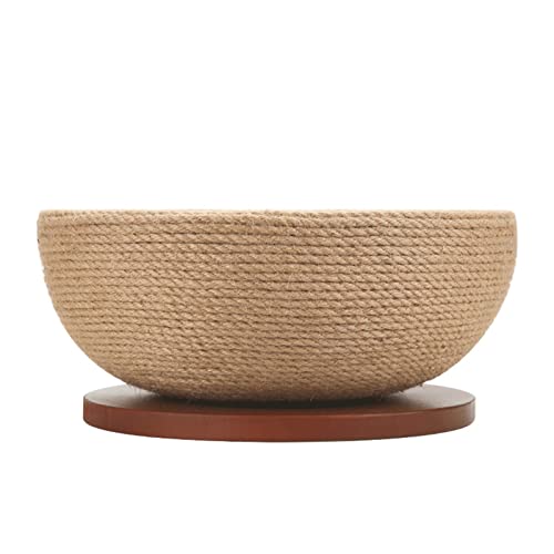 Panier griffoir chat en sisal pour protéger le canapé du salon