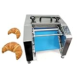 Máquina automática de laminación de masa, velocidad y grosor ajustables para una forma perfecta de croissant, ideal para la producción de panadería
