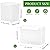 MdakeGo 3 Pack Refrigerator Organizer Box, Plastic Refrigerator Side Door Storage Containers, Space-Saving Organizer Bins for Fridge, Refrige Drawers for Fruit and Vegetable (Clear,S*3)