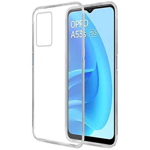 Image of COVERBLACK Silicone Back Cover for Oppo A53s 5G - Transparent