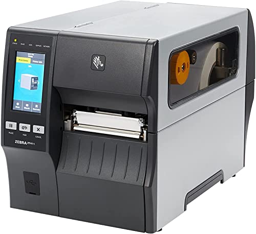 ZEBRA ZT411 600 dpi Thermal Transfer Industrial Barcode Label Printer, 4 IPS, 4-inch Print Width - Ethernet, Bluetooth, Serial, USB Connectivity, Monochrome - JTTANDS